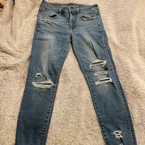 American eagle Jeggings mid rise size 8